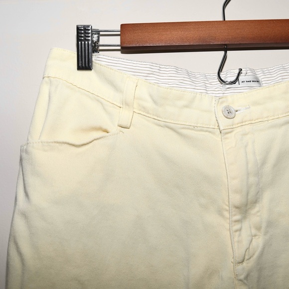 Butter Yellow Cropped Pants - Picture 5 of 8